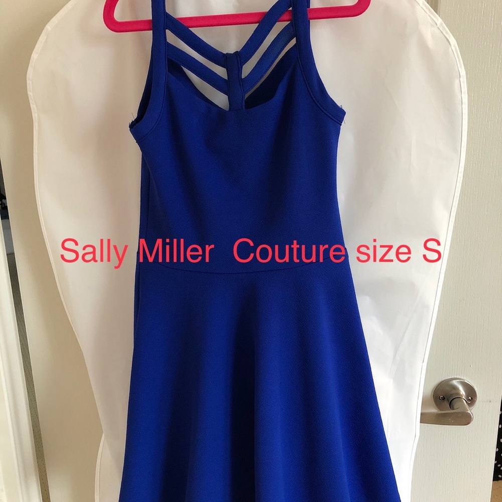Cobalt Blue Sally Miller CoutureTween Dress Size Small 7/8